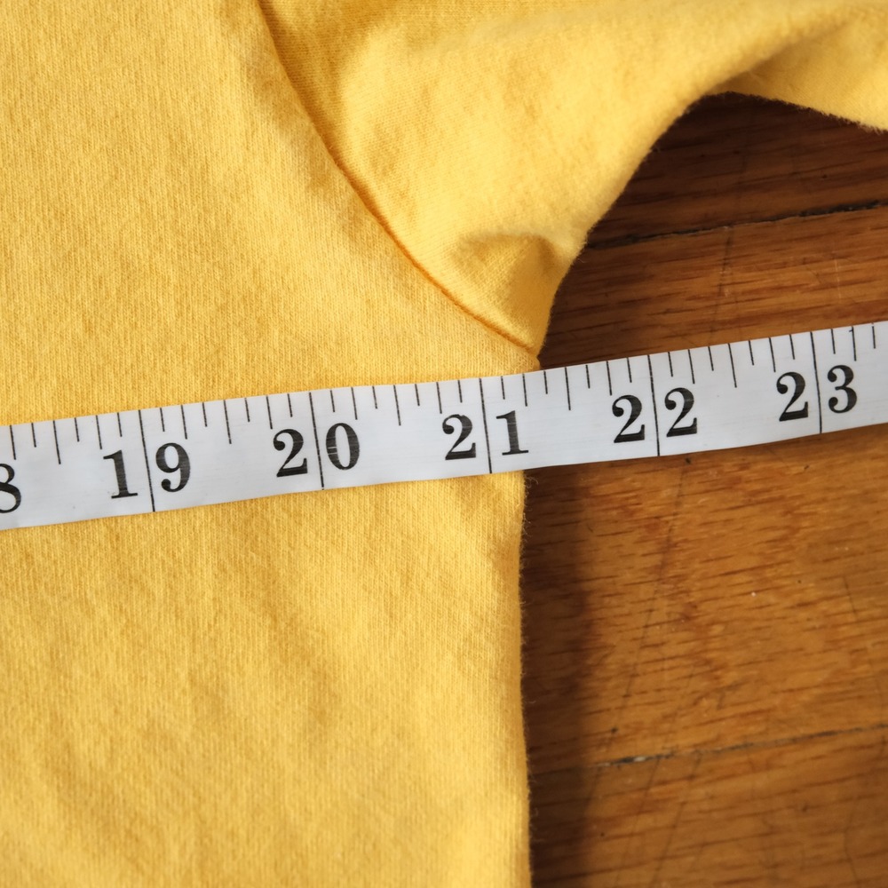 Carhartt Pocket T-Shirt Mens Yellow Short Sleeve Workwear Skater Large K87 - Picture 6 of 8